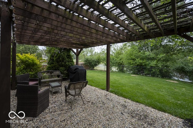 7657 Wheatgrass Ln, Noblesville, IN 46062 - view of patio with a pergola and area for grilling
