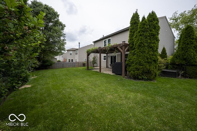 7657 Wheatgrass Ln, Noblesville, IN 46062 - view of yard featuring a pergola