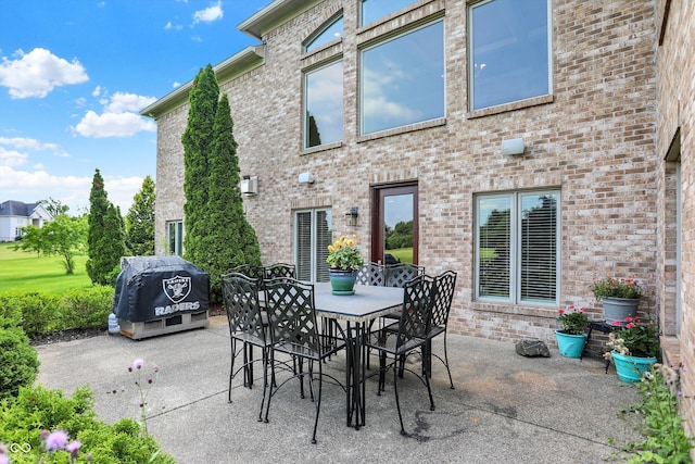 7635 Monte Carlo Way, Indianapolis, IN 46278 - view of patio / terrace with area for grilling and outdoor dining area