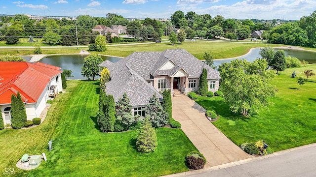 7635 Monte Carlo Way, Indianapolis, IN 46278 - aerial view of property and surrounding area with a nearby body of water
