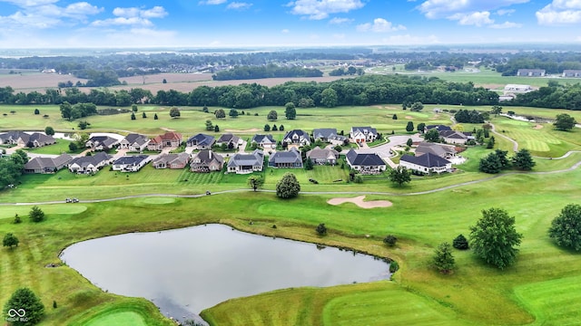 1135 Maclaren Ct, Franklin, IN 46131 - aerial perspective of suburban area with a nearby body of water