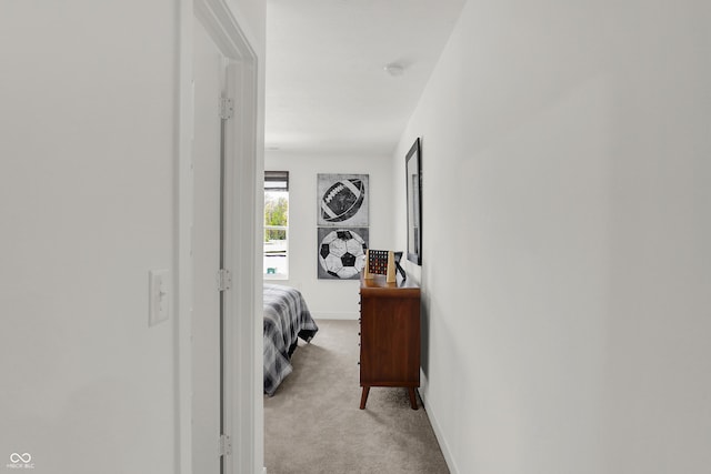 942 Shadow Dr, Danville, IN 46122 - hallway with light colored carpet and baseboards