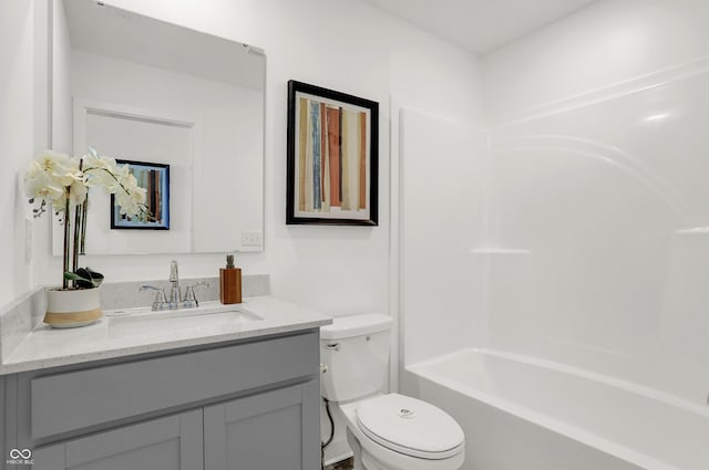 942 Shadow Dr, Danville, IN 46122 - full bath with vanity, toilet, and shower / bathtub combination