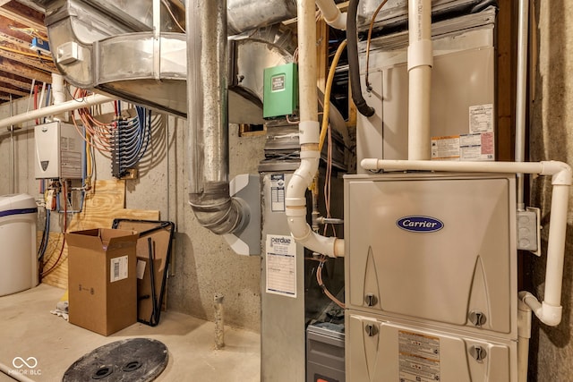 900 W Busby St, Lebanon, IN 46052 - utility room with heating unit