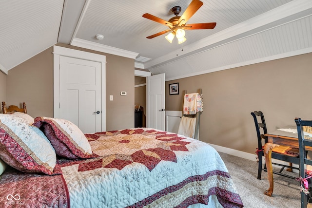 900 W Busby St, Lebanon, IN 46052 - carpeted bedroom featuring ceiling fan and baseboards