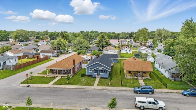 3906 Fletcher Ave, Indianapolis, IN 46203 - aerial perspective of suburban area