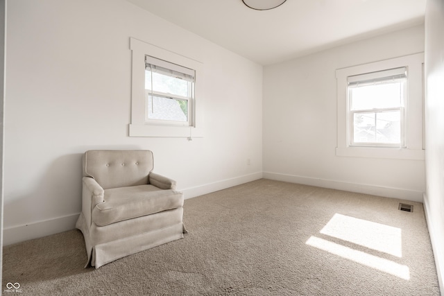 805 N Temple Ave, Indianapolis, IN 46201 - living area with carpet flooring and baseboards