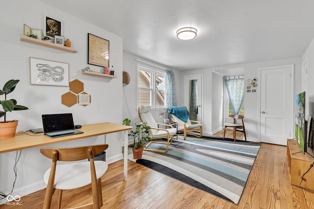 1618 Villa Ave, Indianapolis, IN 46203 - office space featuring wood-type flooring and baseboards