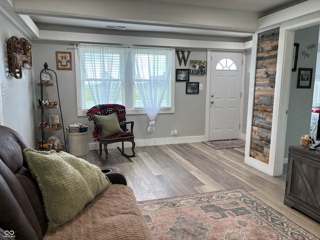 260 S 250 W, Greenfield, IN 46140 - foyer featuring wood finished floors and baseboards