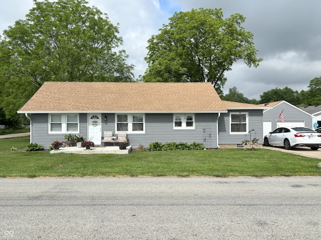 260 S 250 W, Greenfield, IN 46140 - single story home with a front lawn and roof with shingles