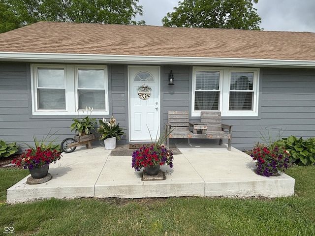 260 S 250 W, Greenfield, IN 46140 - entrance to property featuring a shingled roof