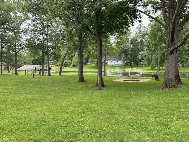 260 S 250 W, Greenfield, IN 46140 - surrounding community with a water view and a lawn