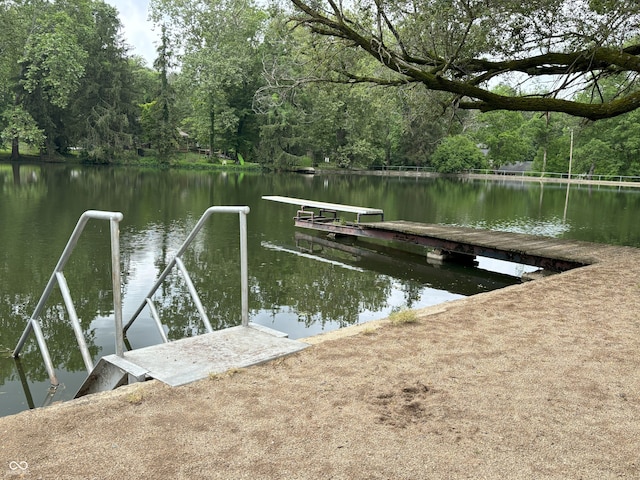 260 S 250 W, Greenfield, IN 46140 - dock featuring a water view