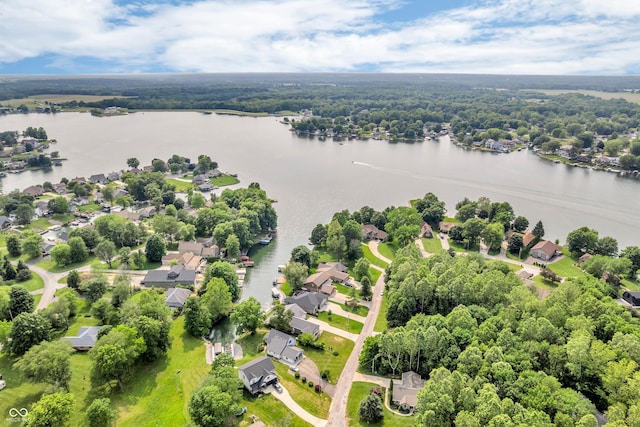 103 Gettysburg, Coatesville, IN 46121 - aerial view of residential area with a nearby body of water