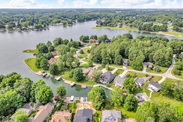 103 Gettysburg, Coatesville, IN 46121 - aerial view of residential area featuring a nearby body of water