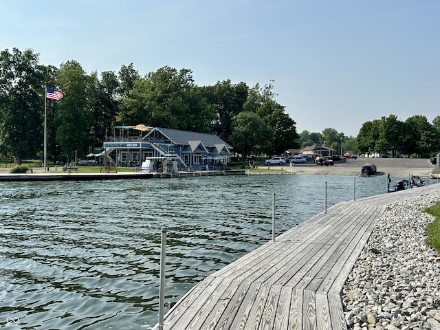 103 Gettysburg, Coatesville, IN 46121 - dock area featuring a water view