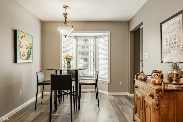 4428 Edinburgh Pt, Indianapolis, IN 46228 - dining area featuring light wood finished floors and baseboards