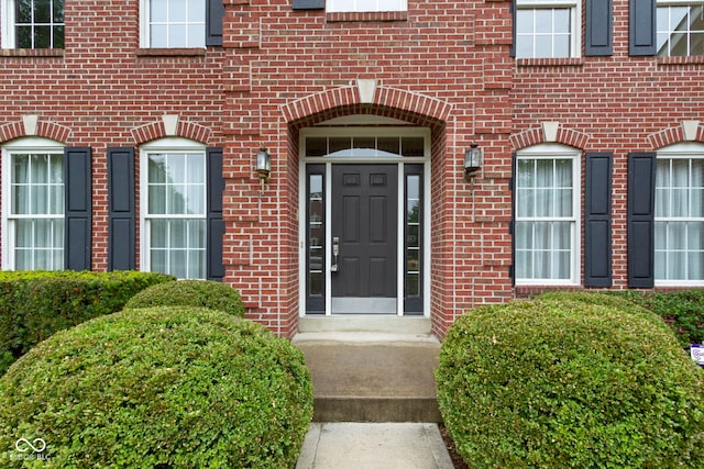 11036 Ravenna Way, Indianapolis, IN 46236 - property entrance with brick siding