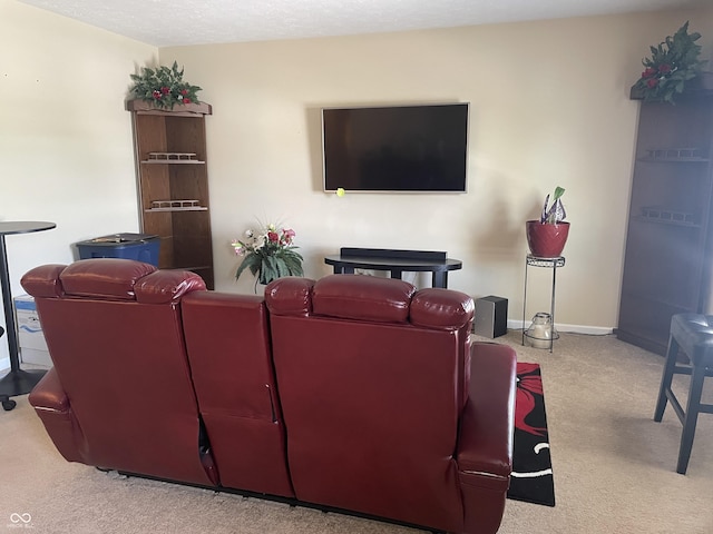 2253 Jaybird Dr, Greenfield, IN 46140 - carpeted living area featuring baseboards