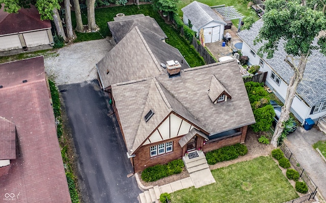 5024 N Kenwood Ave, Indianapolis, IN 46208 - aerial view of property and surrounding area