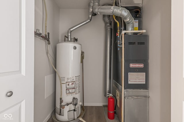 2270 Collins Way, Greenfield, IN 46140 - utilities featuring gas water heater and heating unit