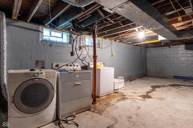 3065 N Colorado Ave, Indianapolis, IN 46218 - basement featuring independent washer and dryer