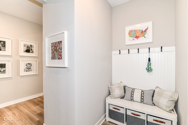8263 Bryce Blvd, Pendleton, IN 46064 - mudroom with light wood-style floors and baseboards