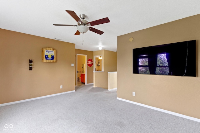 3362 Pavetto Ln, Indianapolis, IN 46203 - empty room with carpet and a ceiling fan