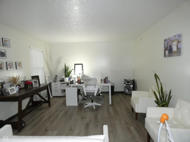 6714 Colleens Way, Indianapolis, IN 46221 - office featuring wood finished floors