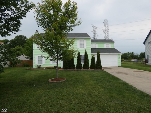6714 Colleens Way, Indianapolis, IN 46221 - view of front facade with driveway and an attached garage