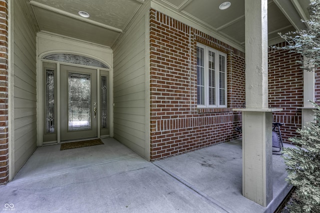 2553 Forest Hills Blvd, Greenwood, IN 46143 - entrance to property with brick siding and a porch