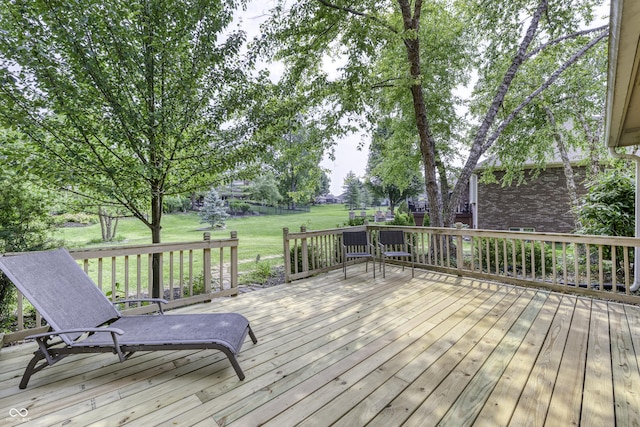 2553 Forest Hills Blvd, Greenwood, IN 46143 - deck with a yard