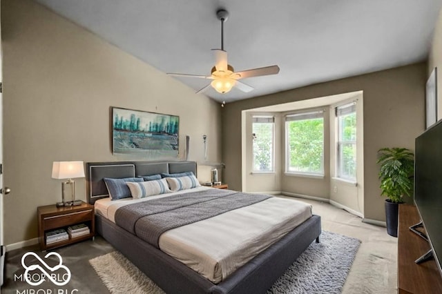 7211 Topp Creek Ct, Indianapolis, IN 46214 - bedroom with carpet and a ceiling fan