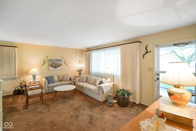 623 Circle Ct, Whiteland, IN 46184 - view of carpeted living room