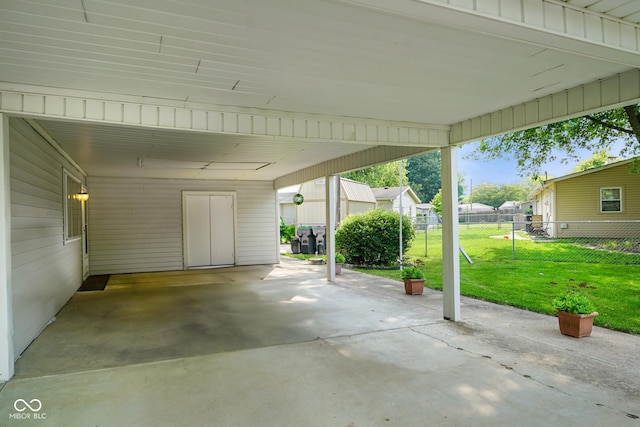 623 Circle Ct, Whiteland, IN 46184 - view of patio / terrace featuring a residential view