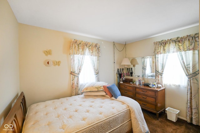 623 Circle Ct, Whiteland, IN 46184 - bedroom with dark colored carpet