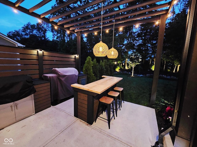 5686 Ellie Ct, Noblesville, IN 46062 - view of patio with a pergola