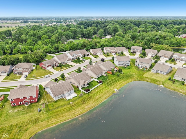1893 Devonshire Ave, Avon, IN 46123 - aerial view of residential area featuring a large body of water