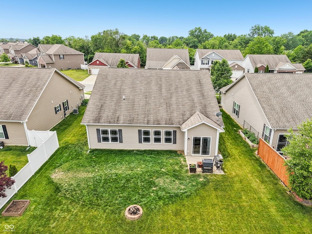 1893 Devonshire Ave, Avon, IN 46123 - back of property featuring a residential view and a shingled roof