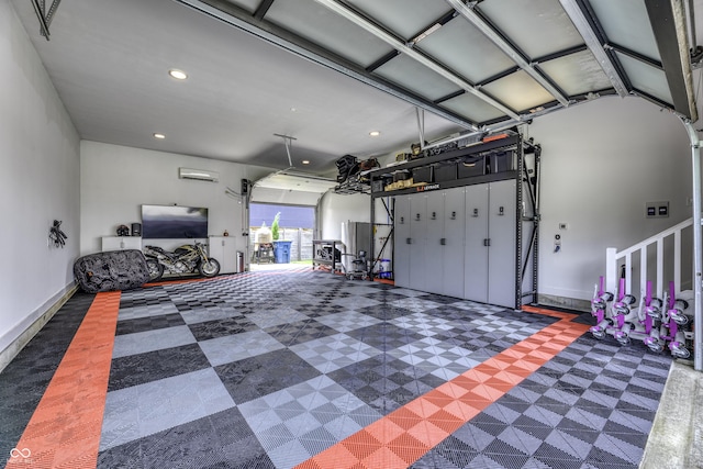8695 Morgan Dr, Fishers, IN 46038 - garage featuring recessed lighting