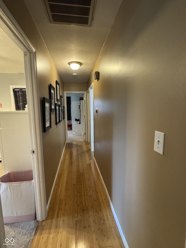 800 N Walnut Hls, Crawfordsville, IN 47933 - corridor with light wood finished floors and baseboards