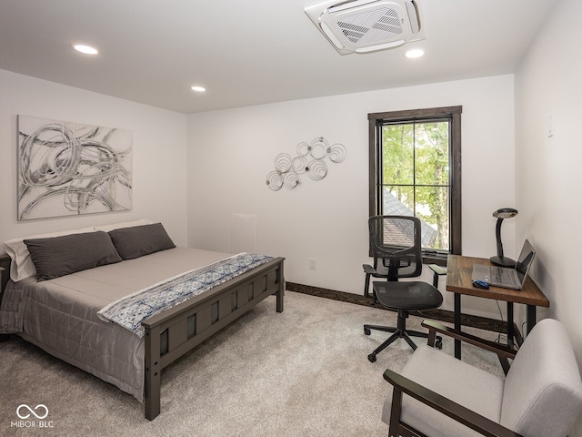 2004 Layton Rd, Anderson, IN 46011 - bedroom featuring light carpet, recessed lighting, and baseboards