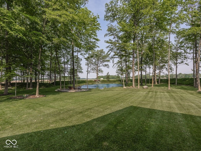 2004 Layton Rd, Anderson, IN 46011 - view of green lawn with a water view