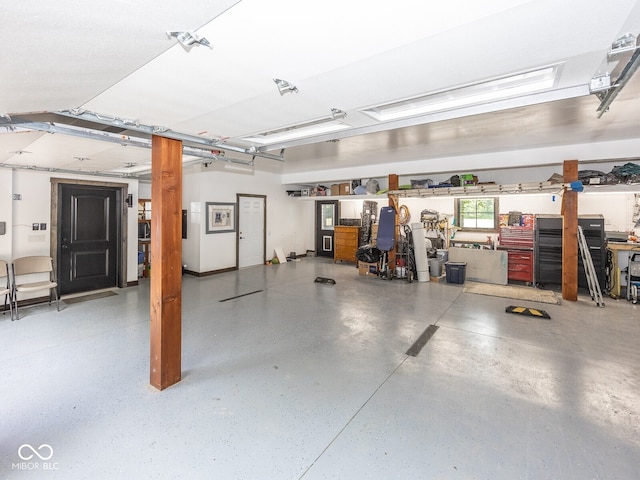 2004 Layton Rd, Anderson, IN 46011 - view of garage