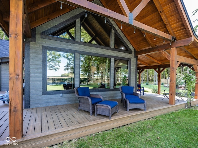 2004 Layton Rd, Anderson, IN 46011 - view of wooden deck