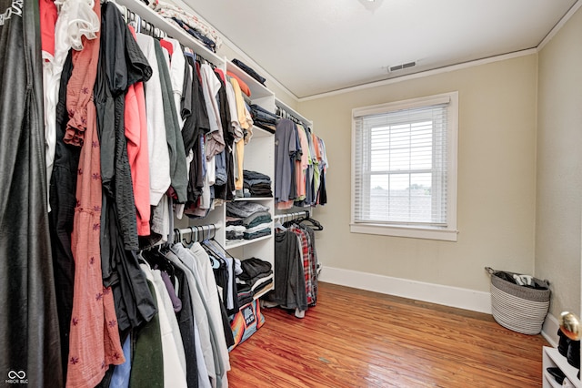 8436 E 56th St, Indianapolis, IN 46216 - walk in closet with wood finished floors