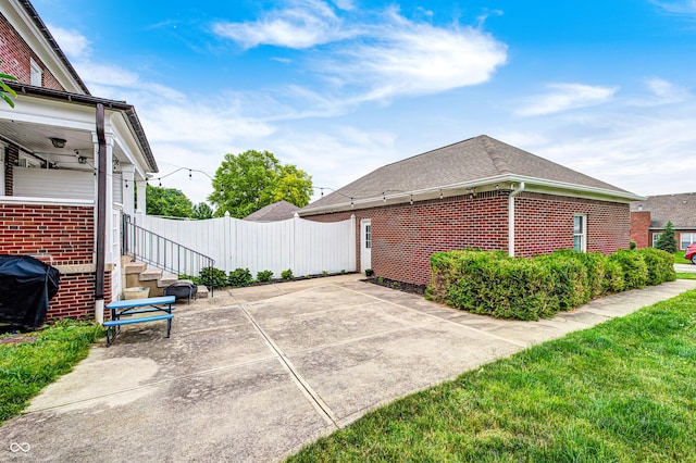 8436 E 56th St, Indianapolis, IN 46216 - view of patio with a grill