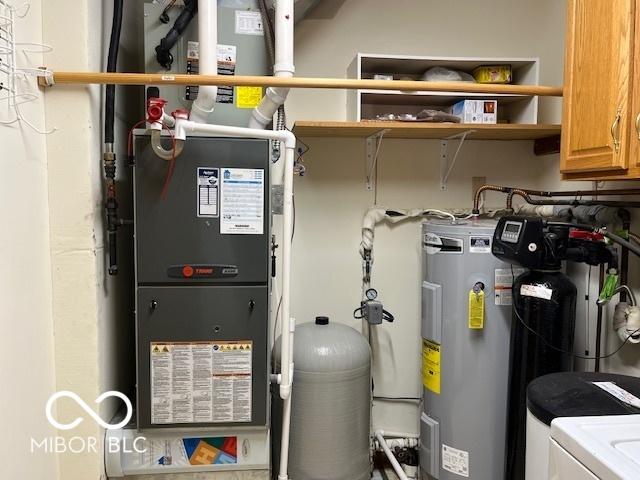 9451 S Amanda Dr, Claypool, IN 46510 - utilities featuring water heater and heating unit