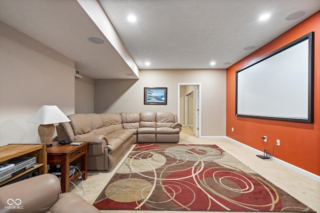 15515 Alameda Pl, Westfield, IN 46074 - carpeted cinema featuring recessed lighting and baseboards