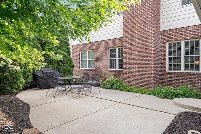 15515 Alameda Pl, Westfield, IN 46074 - view of patio with grilling area and outdoor dining space